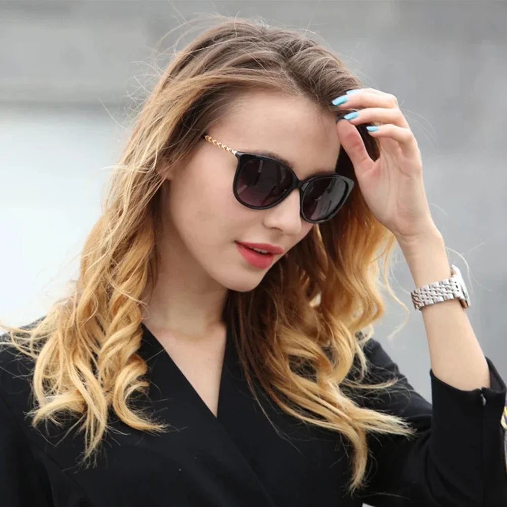 New Fashion TR Memory Frame Polarizing Sunglasses For Women Are Uniquely Designed To Protect Against UV 400 Rays